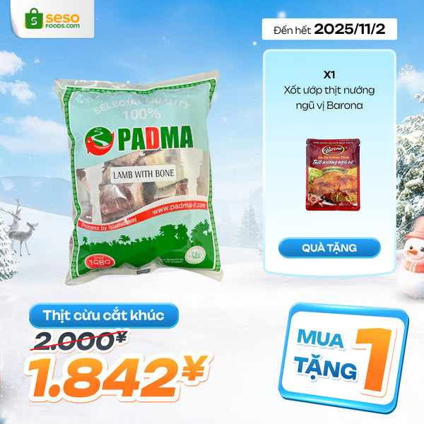 Thịt cừu cắt khúc  - Tặng 1 Xốt ướp thịt nướng ngũ vị Barona