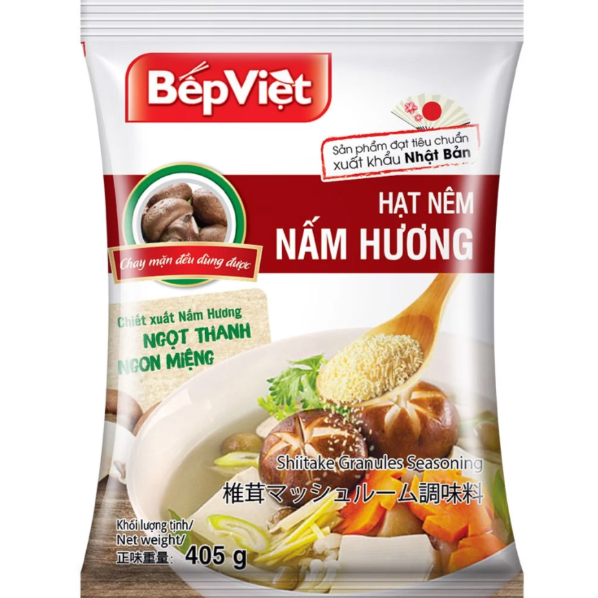 Hạt nêm Nấm Hương Bếp Việt 405g