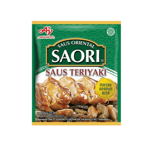 [Indo]  Saori Saus Teriyaki 22 ml - set 5 gói nhỏ