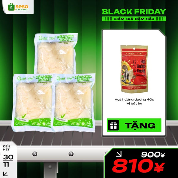 3 măng chua thái sẵn TẶNG 1 gói hướng dương CheerTalk 40g