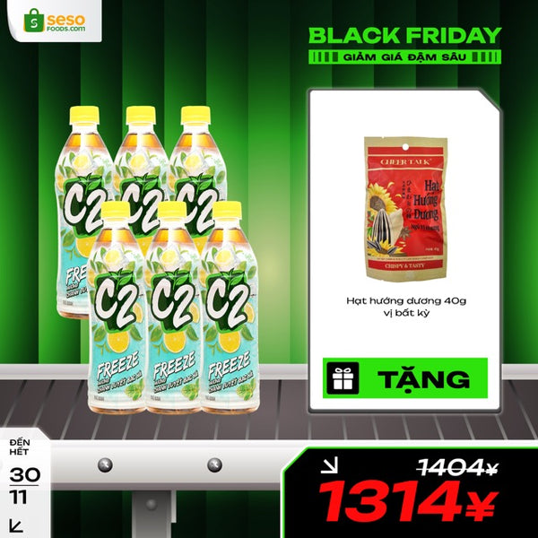 6 trà chanh C2 - TẶNG 1 gói hướng dương 40g