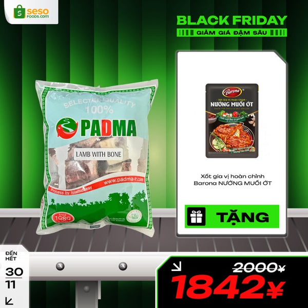 Thịt cừu cắt khúc TẶNG 1 gói sốt Barona nướng muối ớt