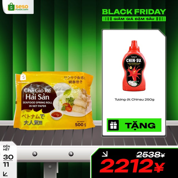 2 Chả giò rế hải sản Vissan TẶNG Chinsu 250g