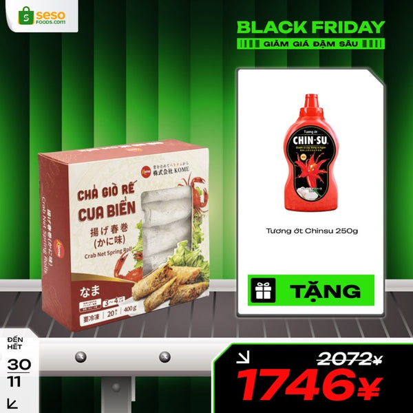 2 Chả giò rế cua biển TẶNG Chinsu 250g