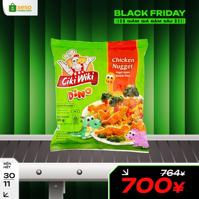 [ SALE ] [Indo] Ciki Wiki Dino Chicken Nugget 500g