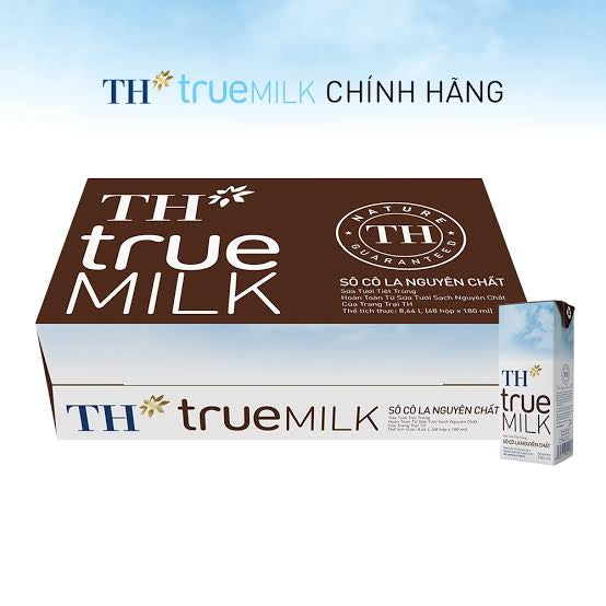 Sữa tươi Tiệt Trùng TH true milk vị sô cô la 180ml
