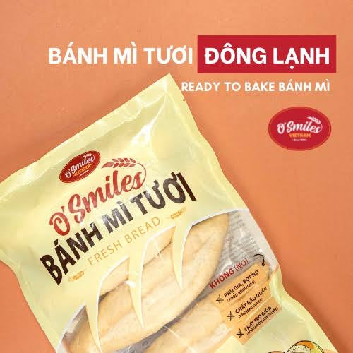 Bánh Mì tươi Việt Nam 5 cái (đông lạnh)