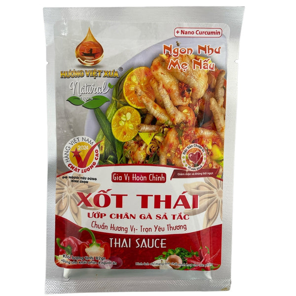 Xốt Thái ướp chân gà sả tắc