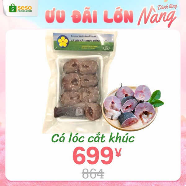 Cá lóc cắt khúc đông lạnh