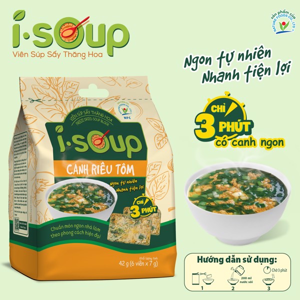 [Giá dùng thử] Canh riêu tôm i-soup