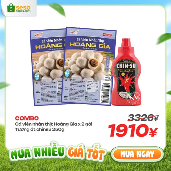 Combo Cá viên nhân thịt