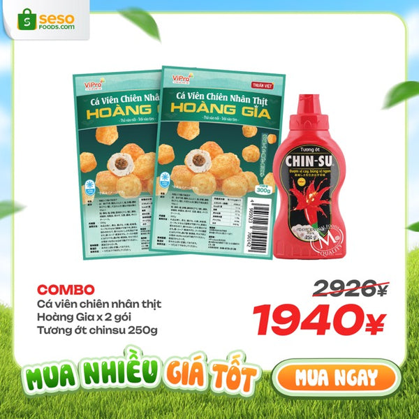 Combo Cá viên chiên nhân thịt