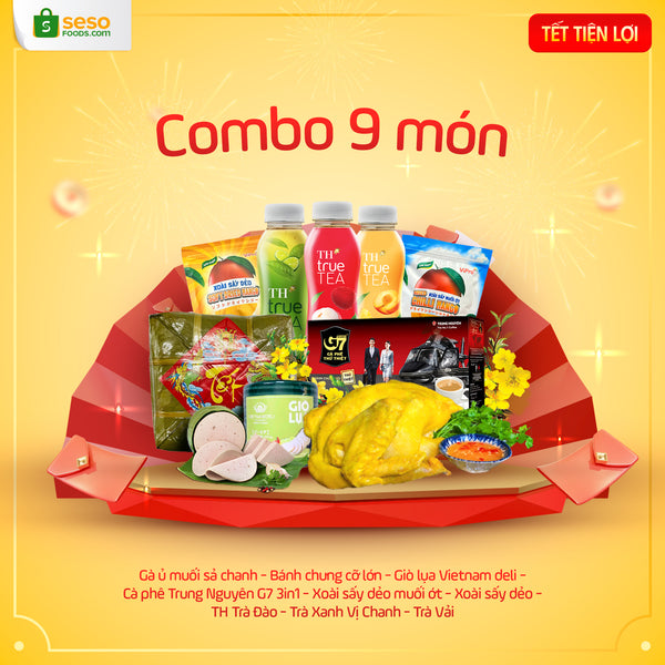 Paket Tết 2025 terdiri dari 8 makanan siap saji