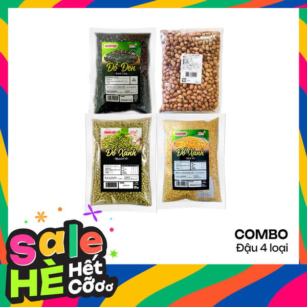 Combo 4 loại đậu