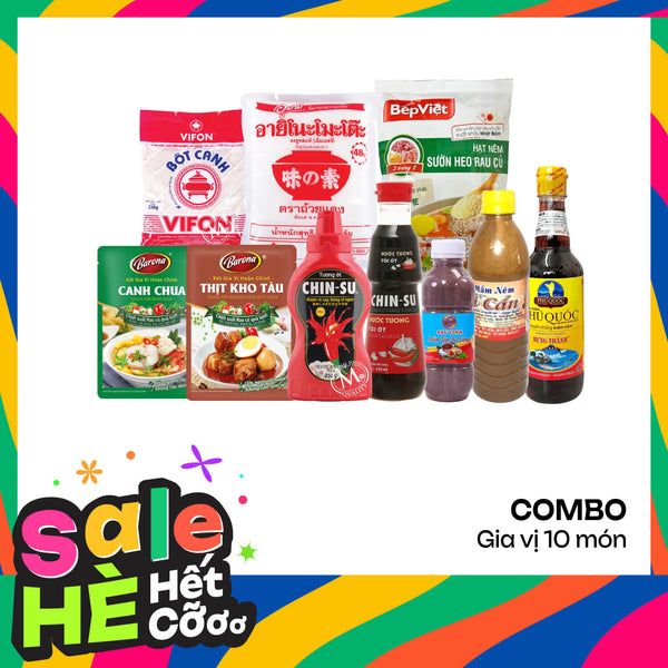 Combo Gia vị 10 món