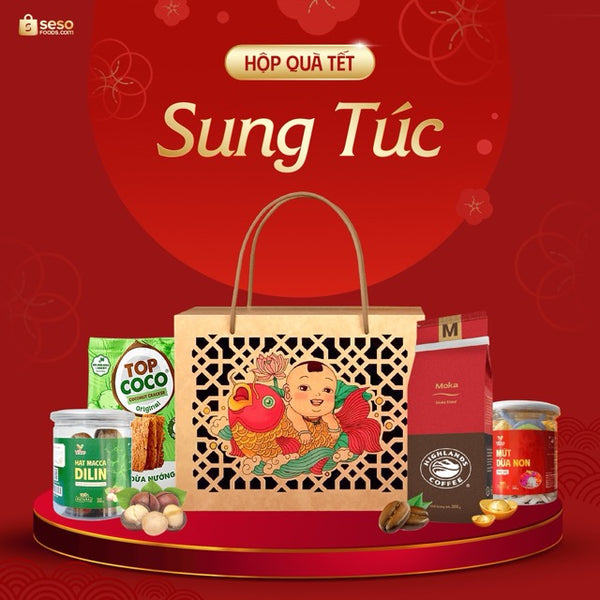 Hộp quà Tết Đông Hồ - Sung Túc