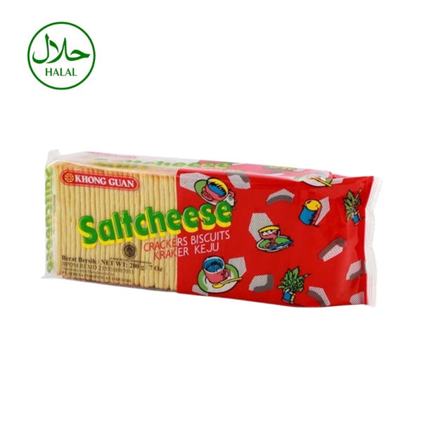 Khong Guan Salt Cheese Cracker Biscuits- 200gr