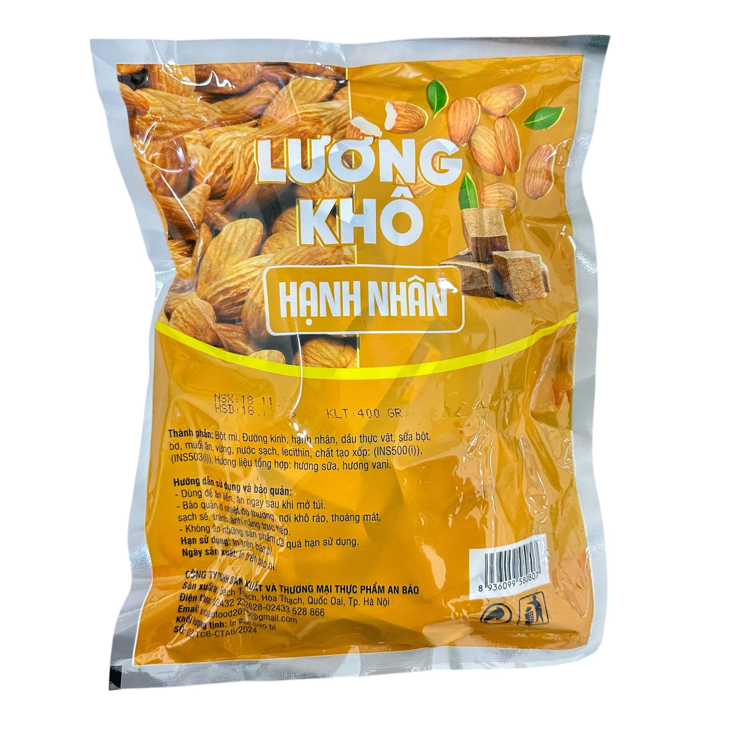 Lương khô Hạnh Nhân - An Bảo