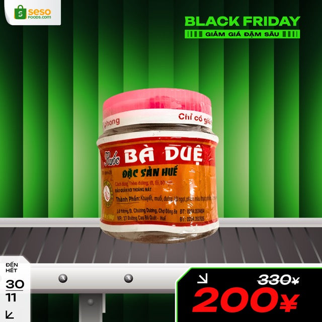 [Đặc sản Huế] Mắm ruốc Huế Bà Duệ