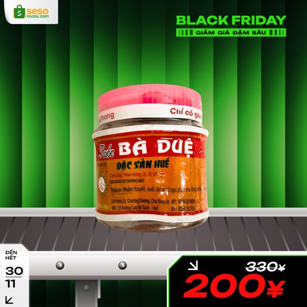 [Đặc sản Huế] Mắm ruốc Huế Bà Duệ