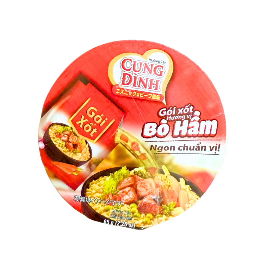 Mì Ly Cung Đình Vị Bò Hầm 65g