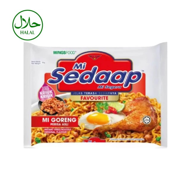 Mi Sedaap Original Flavor Fried Noodles (Mi Sedaap Mi Goreng Perisa Asli)