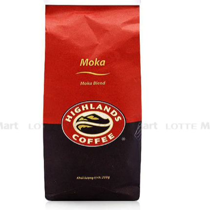Cà phê Highlands rang xay Moka