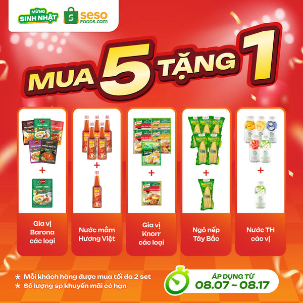 [MUA 5 TẶNG 1] Gia vị Barona các loại