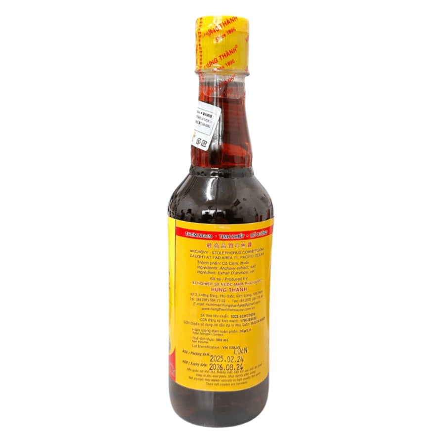 Nước mắm Phú Quốc Hưng Thành 35° đạm 500ml