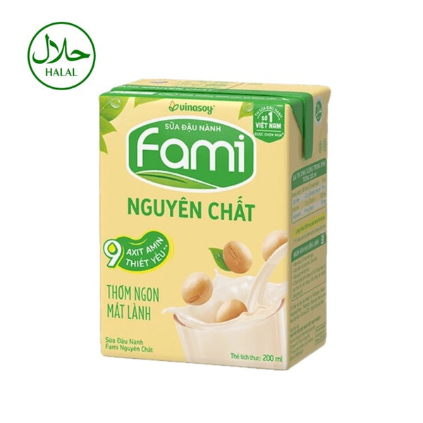 Sữa đậu nành nguyên chất Fami