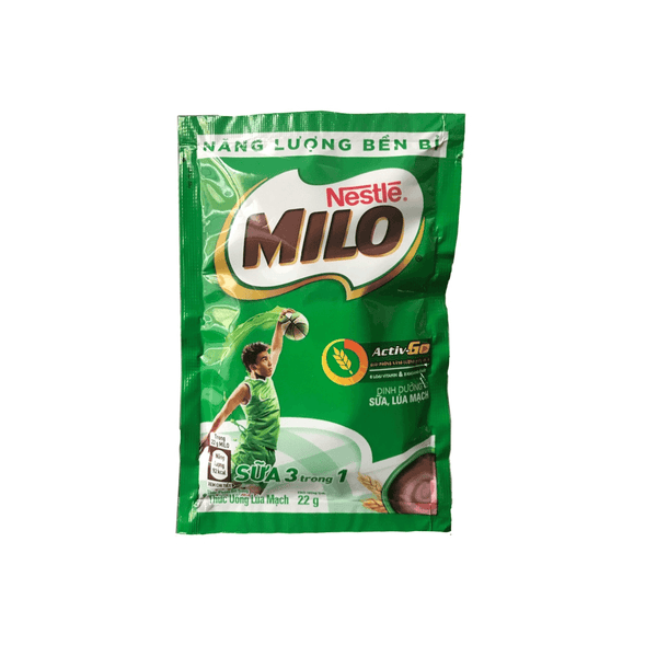 Sữa Milo Nestle 3 in 1 set 10 gói 22g