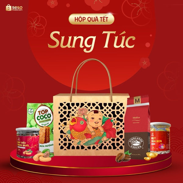 Hộp quà Tết Đông Hồ - Sung Túc