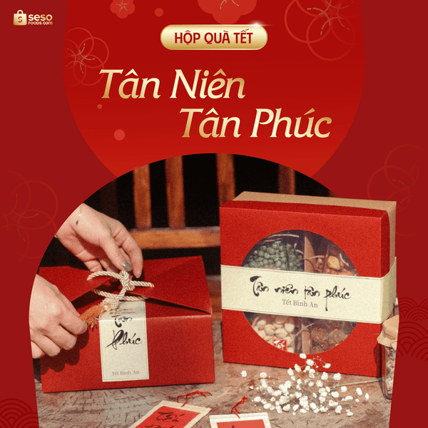 [Hàng đặt trước] Hộp quà Tết - Tân Niên Tân Phúc | FREESHIP