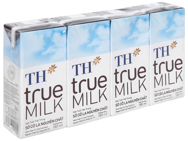 Sữa tươi Tiệt Trùng TH true milk vị sô cô la 180ml