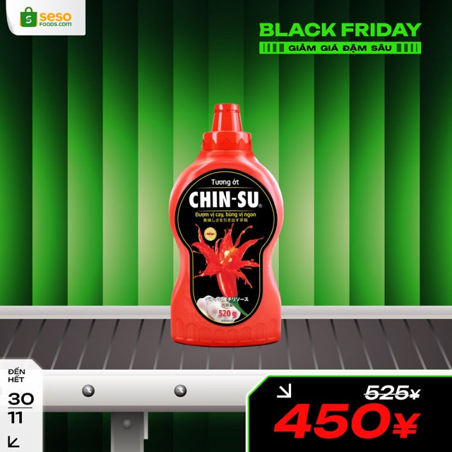 Tương ớt Chinsu chai to 520g