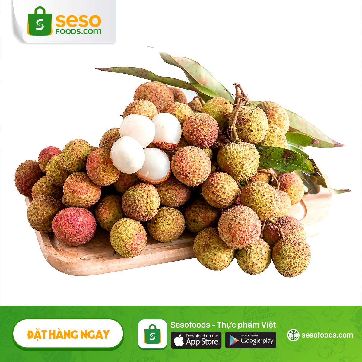 Vải tươi Việt Nam