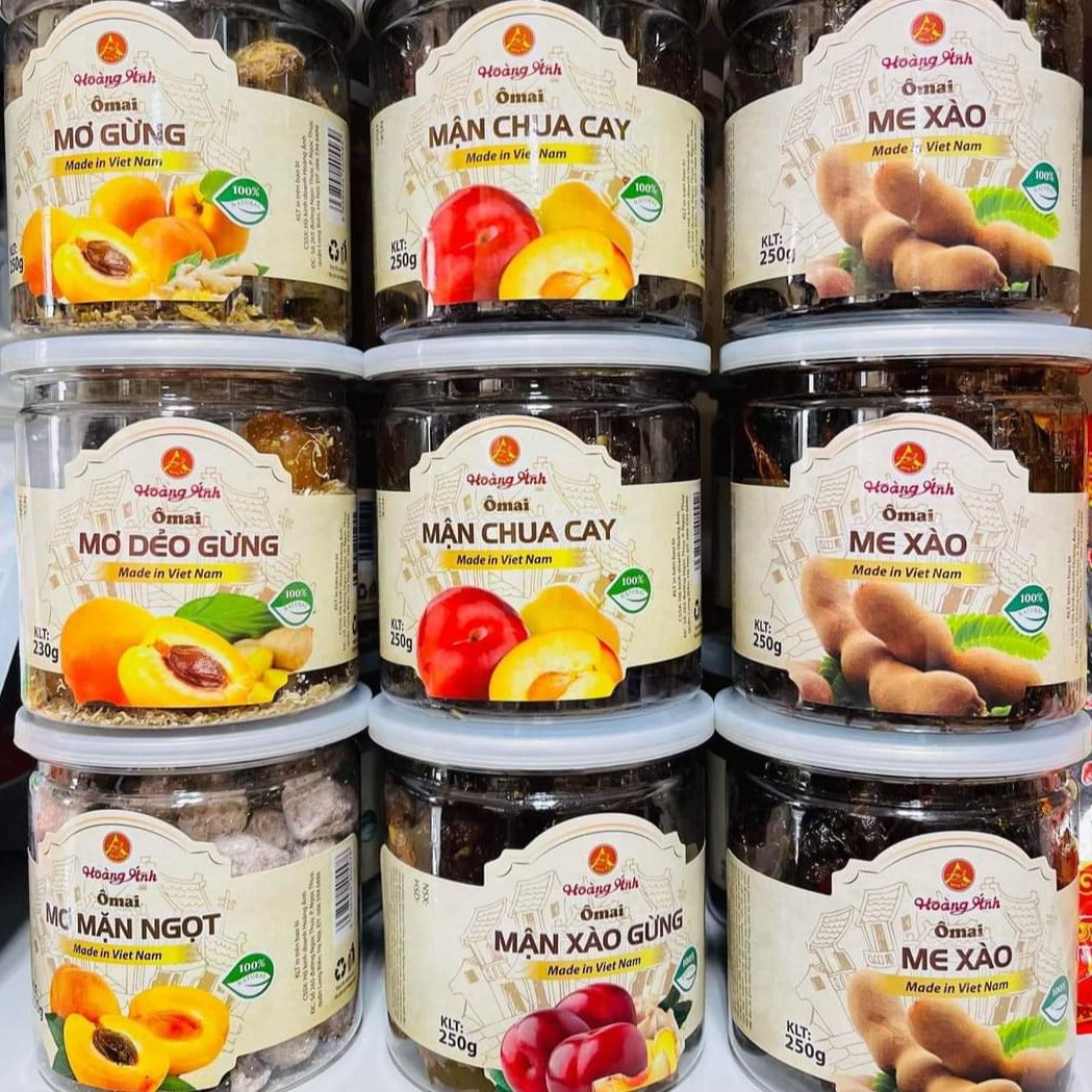 Ô mai Mơ mặn ngọt Hoàng Ánh 250g