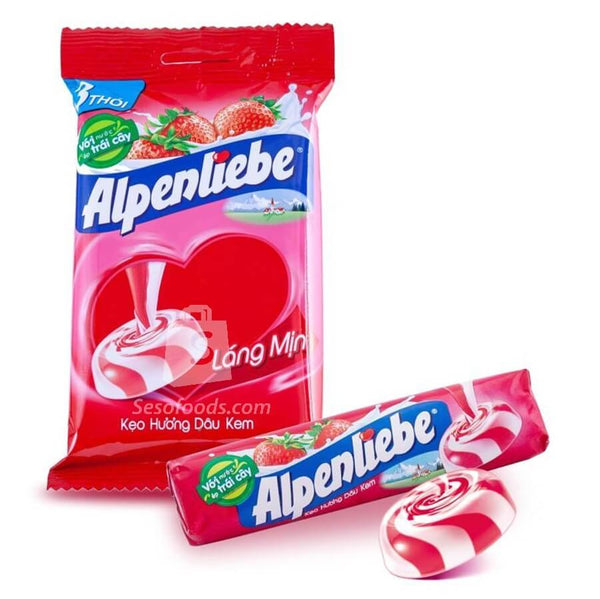 Kẹo Alpenliebe vị dâu (3 thỏi) - Sesofoods