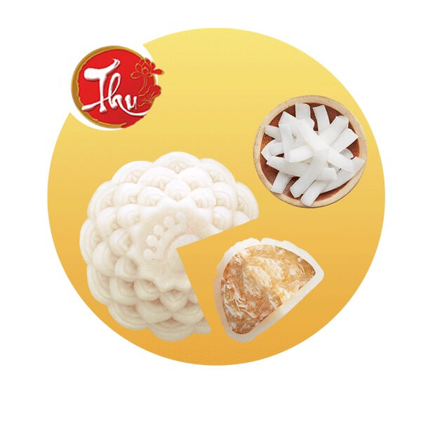 Bánh trung thu Kinh Đô - Bánh dẻo Sữa dừa 150g