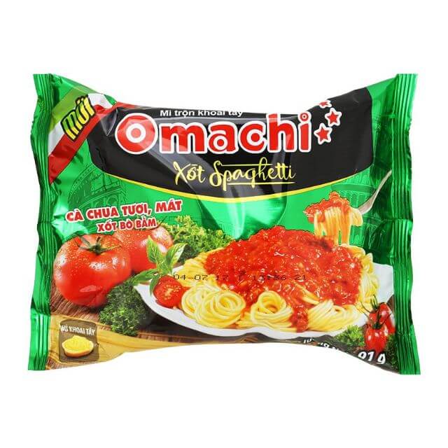 Mì trộn Omachi xốt Spaghetti